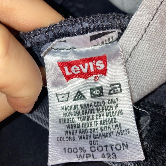 Levi's 501 HighRise in Black SZ: 22/24 - Picture 4 of 8